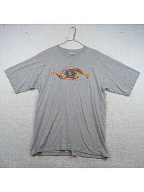 Y2K Umbro Cyber Tribal Grunge Graphic Tee Men Sz L Goth Gray Soccer Football